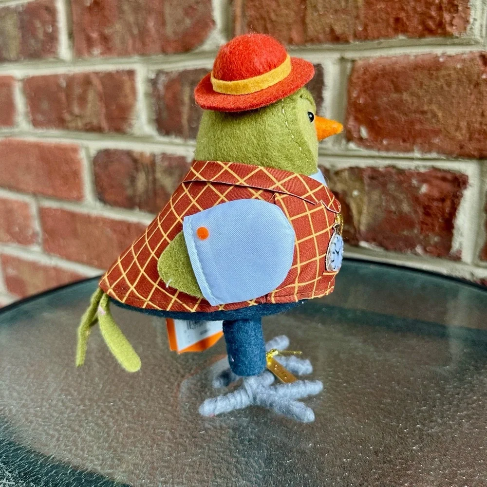 Target Featherly Friends Hyde & EEK! Halloween Green Top Hat & Vest Bird